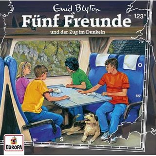 123/und der Zug im Dunkeln [Audio CD] Fünf Freunde (ABVK)