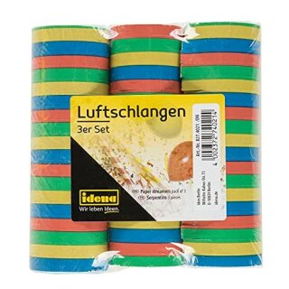 Idena Luftschlangen 3er