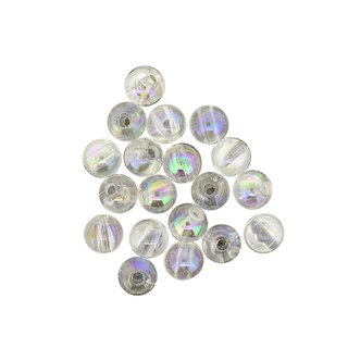 Regenbogenperle kristall 6 mm 20 St