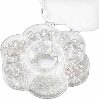 PerlenboxBlume90g 7 fach weiß