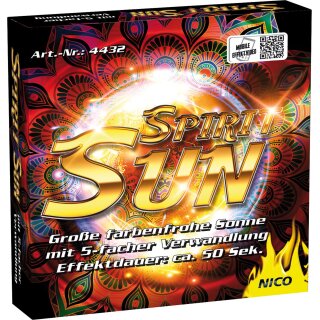 Spirit Sun, Effekt-Sonne, KAT F2, ab 18 Jahre