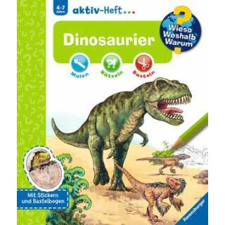 WWW aktiv-Heft Dinosaurier, WWW-Malbuch (ab 01/06)