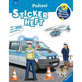 WWW Stickerheft: Polizei, WWW-Malbuch (ab 01/06)