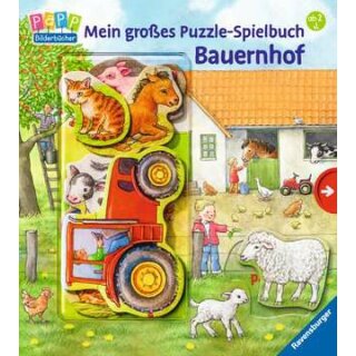 Möller, Mein Puzzle-Spielbuch Bauernhof, Pappbilderbuch über 10 Euro