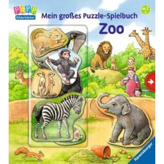 Möller, Mein großes Puzzle-Spielbuch Zoo, Pappbilderbuch über 10 Euro