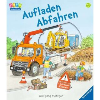 Metzger, Aufladen - Abfahren, Pappbilderbuch über 10 Euro