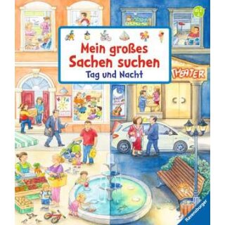 Mein großes Sachen suchen: Tag und Nacht, Pappbilderbuch über 5 Euro