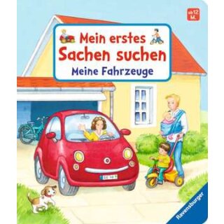 Mein erstes Sachen suchen: Fahrzeuge, Pappbilderbuch unter 5 Euro