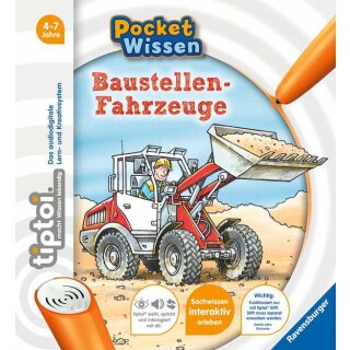 tiptoi® Pocket Wissen: Baust.-Fahrzeuge, tiptoi Sachbuch