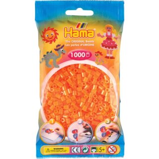 HAMA Perlen Neon Orange 1.000 Stück
