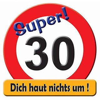 Riesenschild "Super! 30"