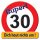 Riesenschild "Super! 30"