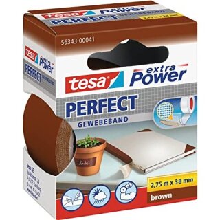 Gewebeband tesa 38mm x 2,75m, braun