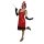 Charleston-Kleid, rot