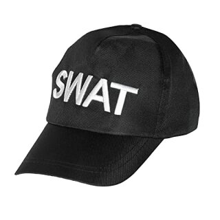 Schildmütze "S.W.A.T.", schwarz, größenverst.