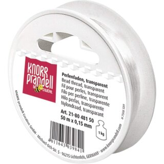 Perlonfaden 0,15mm 50m