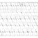 Chenilledraht 25 Stck. weiß 6mm / 30cm lang,