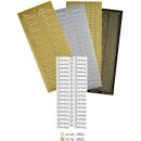 Sticker- Einladung, silber,