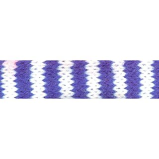 Strickschlauch, blau/weiß, 10m, 3,0 cm, 83g, 22 Nadeln