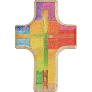 Handschmeichlerkreuz 6 cm natur bedruckt Gottes Segen