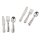 Besteck 12-teilig ca.2cm, silberfarbig