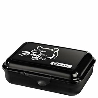 Lunchbox "Wild Cat", Schwarz