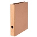 Ordner PURE A4 5 cm breit,ohne Rückenschild, braun