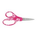 Kinderschere 15 cm pinke Blumen 1027421.Ab 8...