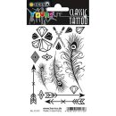 CLASSIC Tattoo Black Diamonds, 15 Stück, schwarz
