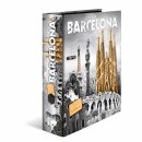 Ordner A4 Barcelona, Karton, A4, 285 x 315 mm, 70 mm, bunt