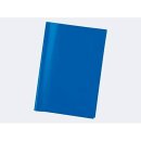 Heftumschlag, PP-Folie, A5, dunkelblau transparent