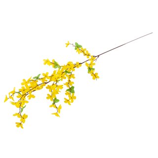 Deko Forsythienzweig  70cm Polyester gelb