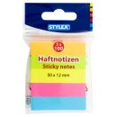 Haftnotizen, farbig, 50 x 12 mm, 5 x 100 Blatt