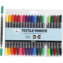 AAO Textil-Marker, Standard-Farben, Strichstärke...