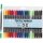 Stoffmalstifte, Strichstärke: 2,3+3,6 mm, 20 Stck., Standard-Farben