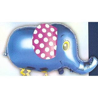 Airwalker-Ballon,"Elefant" blau, ca. 82 x 45 cm