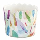 Cupcake-Backform Rainbow Feathers ø 6/7 cm / H 5,5...