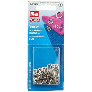 Druckknopf Nachfüllset Jersey 10 mm