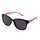 Sonnenbrille schwarz/rosa Herzen(1)