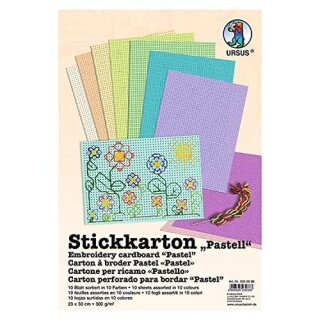 STICKKARTON"PASTELL"300G.23x33CM,10BL.10F.SOR.