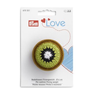 Prym Love Nadelkissen/Befestigungsgewicht Kiwi, Einheitsgröße, Grün (ABVK)