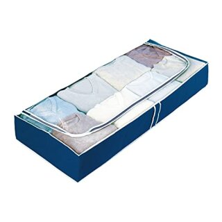 WENKO Unterbett-Kommode Air Vlies/Kunststoff 103x45x16cm blau