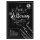 HANDLETTERING PAPER 210G.DIN A4 25BL.SCHWARZ