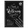 HANDLETTERING PAPER 210G.DIN A5 25BL.SCHWARZ
