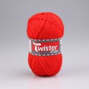 Unbekannt Wolle Twister Sport 50 Uni - Rot - 50g (ABVK)