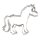 Pony ca. 7,5 cm