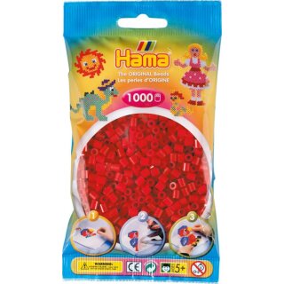 HAMA Perlen Mittelrot 1.000 Stück