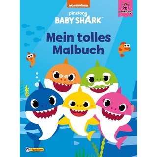 Baby Shark: Mein tolles Malbuch