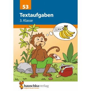 Textaufgaben 3. Klasse, A5- Heft