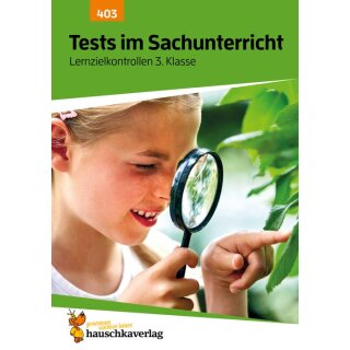 Tests im Sachunterricht - Lernzielkontrollen 3. Klasse, A4- Heft